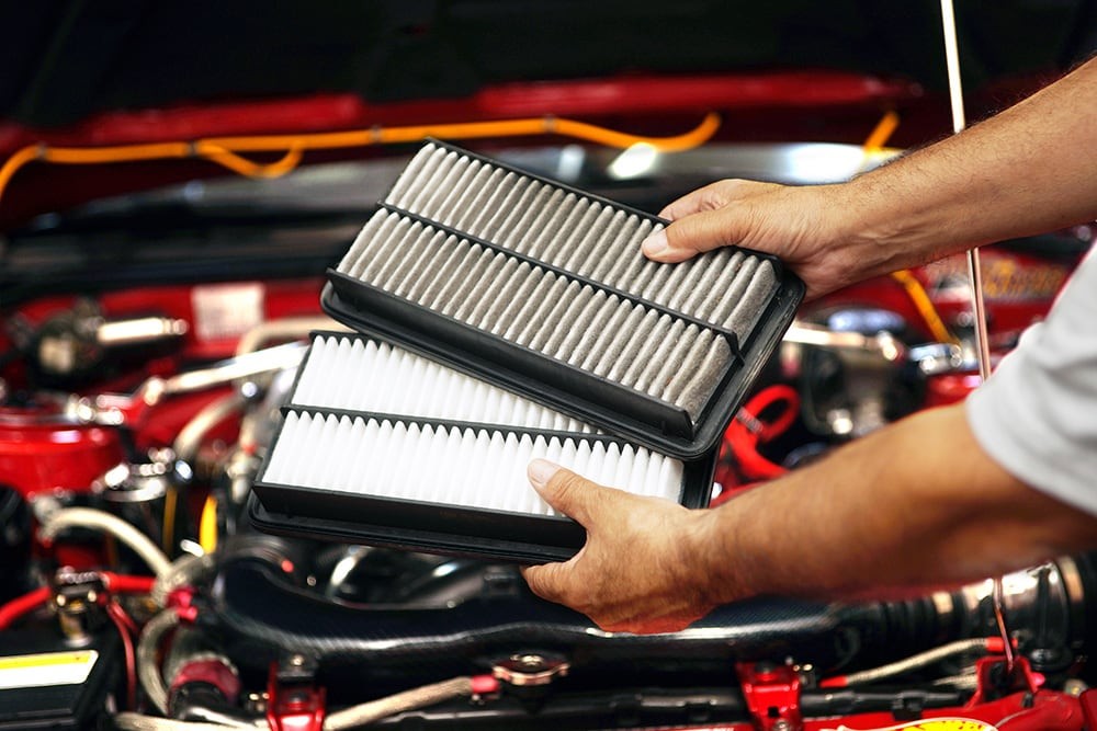 Mercedes-Benz engine air filter: ensure your engine breathes clean air for optimal performance and longevity.