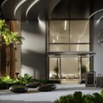 Mercedes-Benz Places Miami Lobby Exterior Showcasing Luxury Design