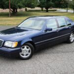 Azure Blue 1998 Mercedes-Benz S420 Front View