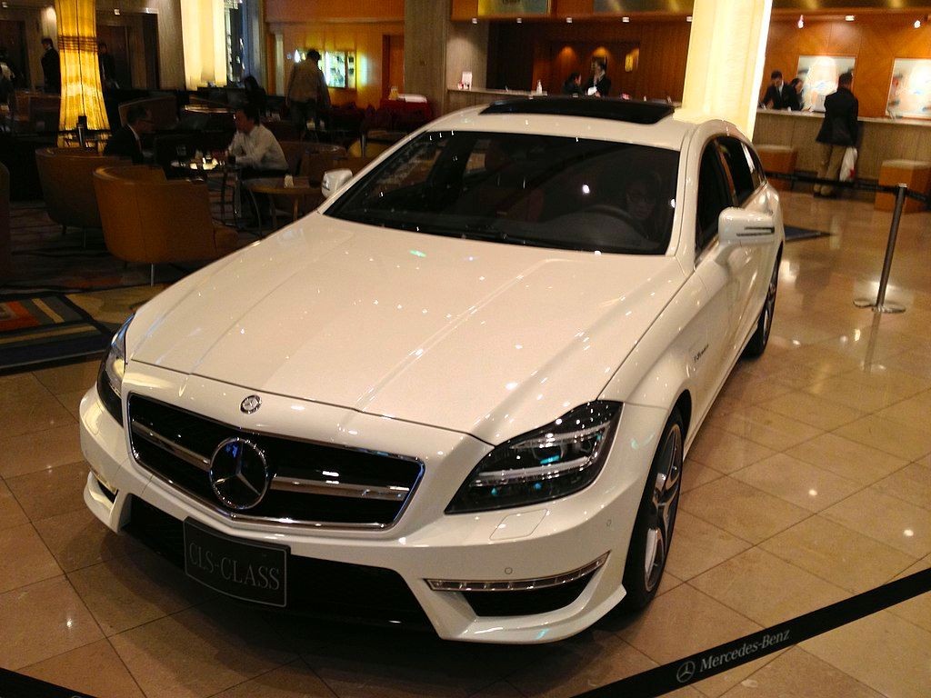 A 2014 Mercedes-Benz CLS-Class showcasing its distinctive coupe styling and luxurious presence on the road.