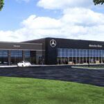 Mercedes-Benz of Atlanta South Service Center Exterior, showcasing modern facilities for Benz service in South Atlanta