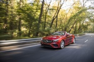 Front view of the 2018 Mercedes-Benz E400 4MATIC Cabriolet