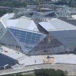 Mercedes-Benz Stadium Unique Retractable Roof and Exterior Design