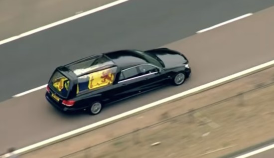 Mercedes-Benz Hearse for Queen Elizabeth